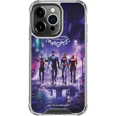 DC Comics Gotham Knights Characters iPhone 14 Pro Clear Case